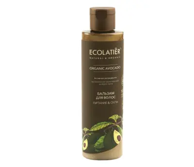 Ecolatier бальзам для волос питание и сила серия organic avocado 250 мл 