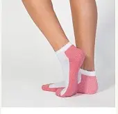 Носки женские cot IBD731004 по 100/10 bianco salmone м 3 носки хлопок