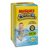 Huggies трусики подгузники для плавания 3-4 13 шт
