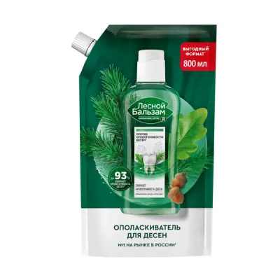 Лесной бальзам ополаскиватель для десен кора дуба 800 мл 