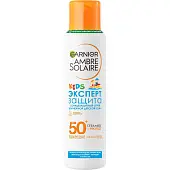 Garnier Ambre Solaire детский солнцезащитный сухой спрей эксперт защита kids анти песок spf 50 150 мл