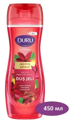 Duru lux perfumes гель для душа амбра жасмин 450мл 