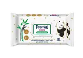 Premial салфетки влажные для детской гигиены с алое вера 80 шт