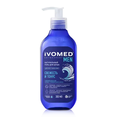 IVOMED Men гель для душа свежесть и тонус 300 мл 