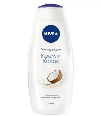 Nivea гель для душа крем кокос 500 мл 