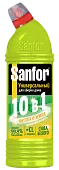Sanfor Universal средство для чистки и дезинфекции 10 в1 лимонная свежесть 750 мл