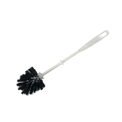 Azur ершик для туалета с черн щетиной без подставки белый 