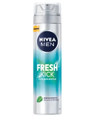 Nivea Men гель для бритья экстремальная свежесть fresh kick 200 мл 