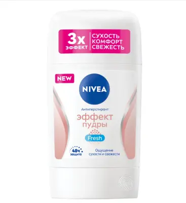 NIVEA део стик женский эффект пудры fresh 40 мл new 