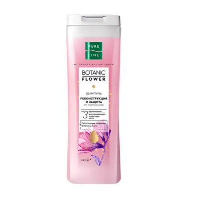 Чистая Линия шампунь реконструкция и защита с керамидами и витаминами 400 мл 