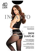 INCANTO колготки  bikini 40 nero 2 с кружевн шорт  и ластовицей 12% эластана