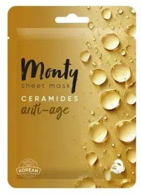 Monty антивозрастная маска церамиды tencel 25 мл 