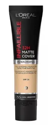 Loreal инфаибль мат 32ч тон  крем 155 