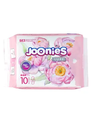 Joonies luxe прокладки женские одноразовые дневные 10 шт 
