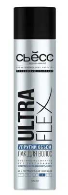 Съёсс лак для волос экстрасильной упругой фиксации ultra flex 400 мл 