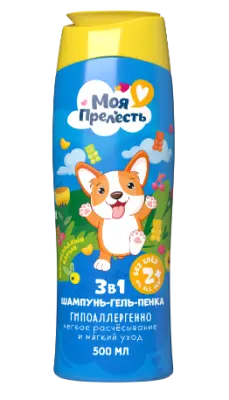 Моя прелесть шампунь 3 в1 мармеладный взрыв 500 мл 