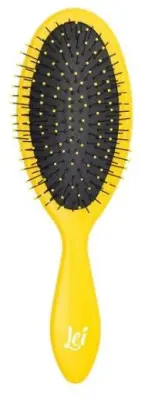 Lei расческа массажная  090 пластик жёлтая 