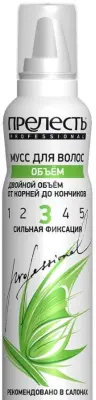 Прелесть professional мусс для волос обьем сф 160 см3 