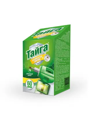 Тайга комплект фумигатор жидкостной наполнитель от комаров 