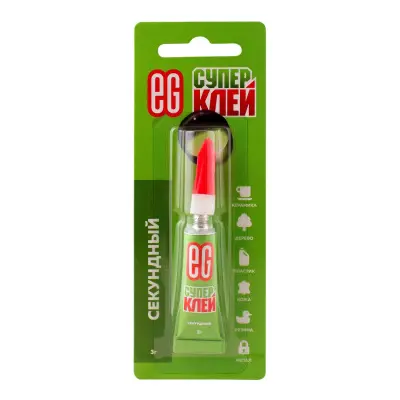 Еврогарант супер клей секундный 3 г блистер 