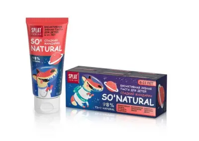 Splat паста зубная детская Сладкий Мандарин 6-11лет Junior 73г 