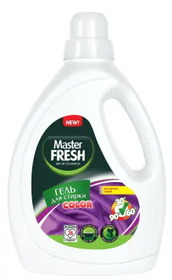 Master Fresh гель для стирки color hdpe флакон 1,3 л 