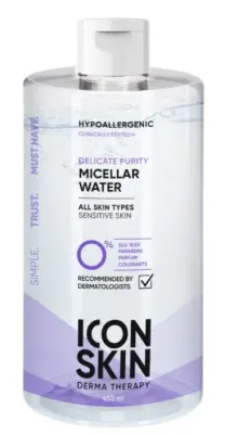 ICON SKIN Очищающая мицеллярная вода DELICATE PURITY, 450 мл 