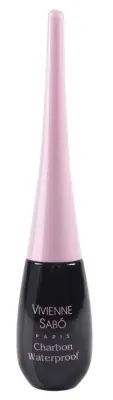 Vivienne Sabo подводка для глаз Charbon Waterproof тон 01 Угольно-черная, жидкая, водостойкая 