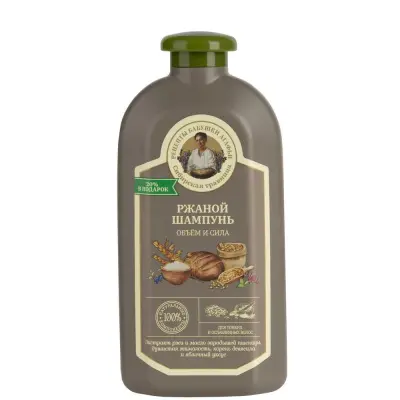 Сибирская Травница шампунь для тонких и ослабленных волос объём и сила ржаной 500 мл 