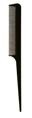 Lei гребень  пластиковый 024 ручка черный 