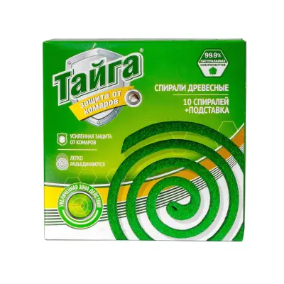 Тайга спирали от комаров древесные 