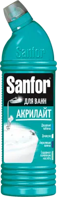 Sanfor гель для чистки акриловых ванн акрилайт 750 мл 