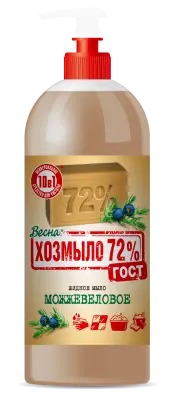 Весна хозмыло72% жидкое мыло 860 г 