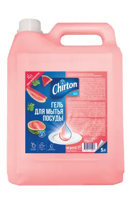 Чиртон гель для мытья посуды арбуз и ежевика 5000 мл 