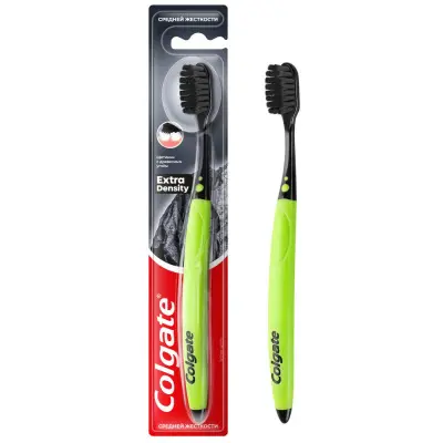 Colgate зубная щетка extra density средняя 