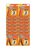 BIC 3 Sensitive станки одноразовые на карте с тремя лезвиями заказ кратно 24 штукам