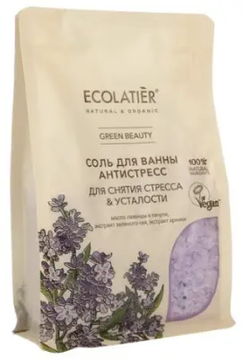 ECL GREEN соль для ванны антистресс 600 г 