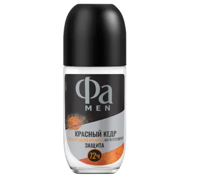 Фа men део ролик красный кедр 50 мл 