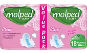 Molped прокладки женские гигиенические ULTRA с крылышками НОРМАЛ, 18шт