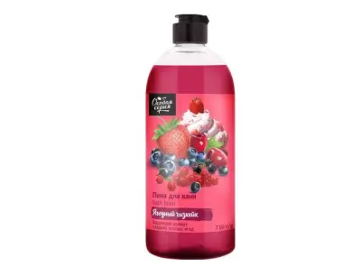 Особая серия тонизирующая пена для ванн ягодный чизкейк 730 г 