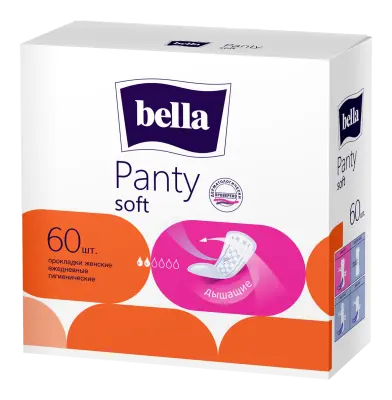 BELLA Прокладки ежедневные PANTY SOFT, 60 шт. 
