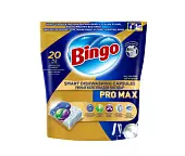 Bingo pro max капсулы для посудомоечной машины 20 шт