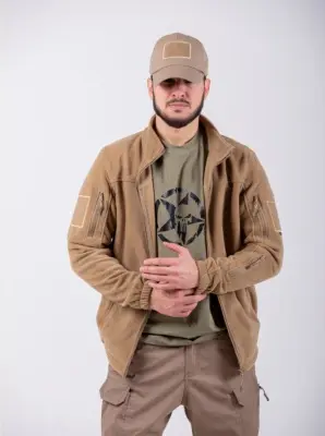 Black Rams Uniform мужская флисовая куртка  PLR 106 беж размер M 