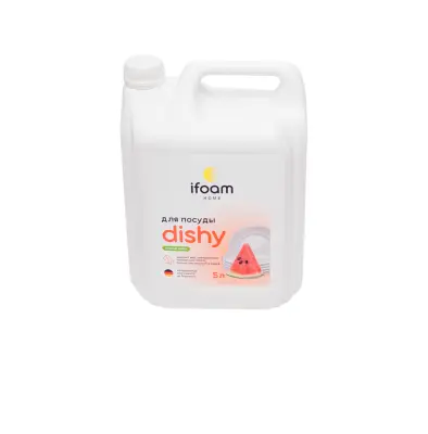 ifoam dishy гель для мытья посуды арбуз 5 л 