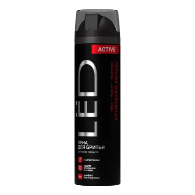 LЁD пена для бритья огненная мощь 240 мл 
