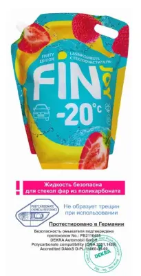 Стеклоомыватель fin joy banana -20 4л 