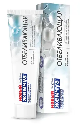 Новый Жемчуг зубная паста отбеливающая 100 мл 