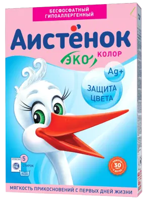 Аистенок стиральный порошок детский колор 400г 