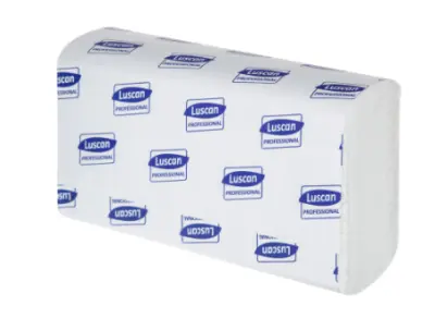 Luscan professional полотенца бумажные д/дисп. 1-сл.190л 21пач/упак (1 ед = 1 упак) 
