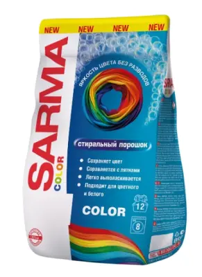 Сарма колор стиральный порошок 800 гр 